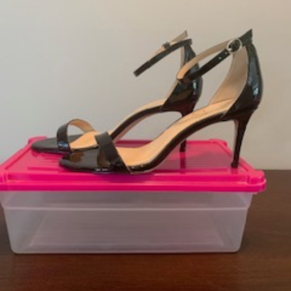 Jessica Simpson Black Patent Dress Sandal, 9M
